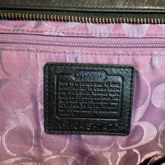 Coach suede bag - Picture 3 of 6